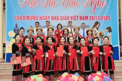 Trường Tiểu học Thành Lợi tham gia Hội thi văn nghệ nhân dịp kỉ niệm 43 năm ngày Nhà giáo Việt Nam 20/11/1982-20/11/2025