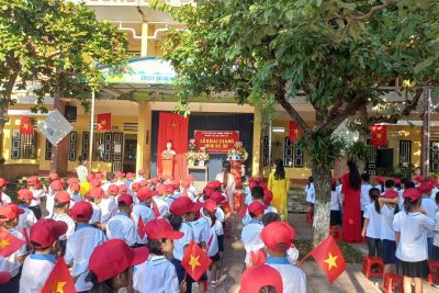 Trường Tiểu học Thành Lợi chào mừng năm học mới 2025-2026.